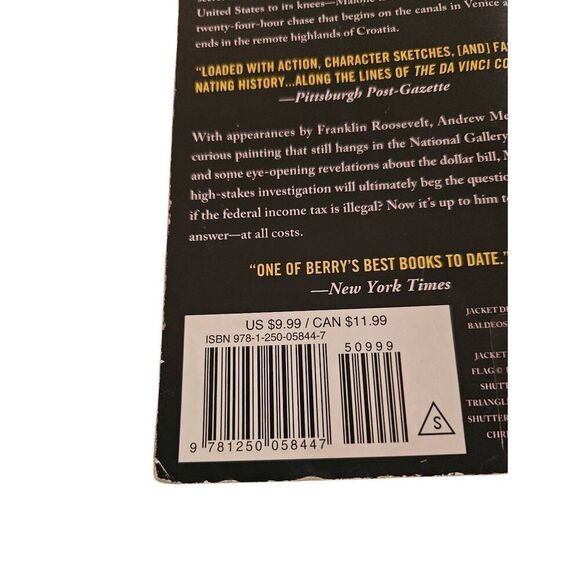 The patriot threat by Steve berry st. Martin's paperbacks booked isbn 9781250058 - Picture 5 of 6